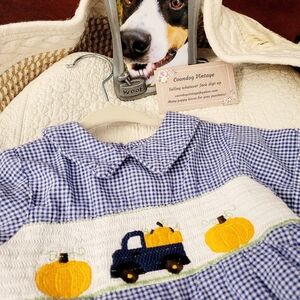 Smocked Pumpkin Bubble